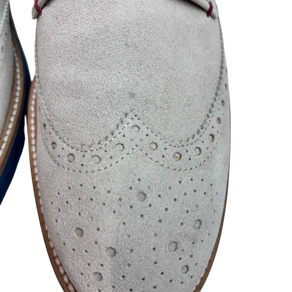 Ted Baker Men's Archerr Gray Suede Dress Shoes Sz 10